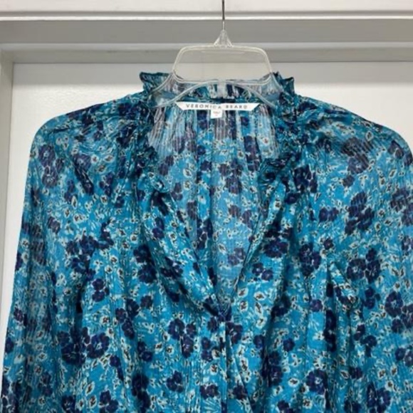 VERONICA BEARD 'Becky' Silk Dress EUC - Picture 5 of 14